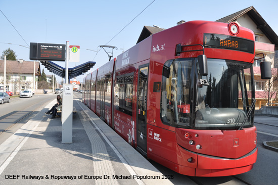 Straßenbahn Innsbruck Tramway Tram Tirol Österreich