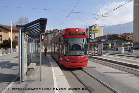 Straßenbahn Innsbruck Tramway Tram Tirol Österreich