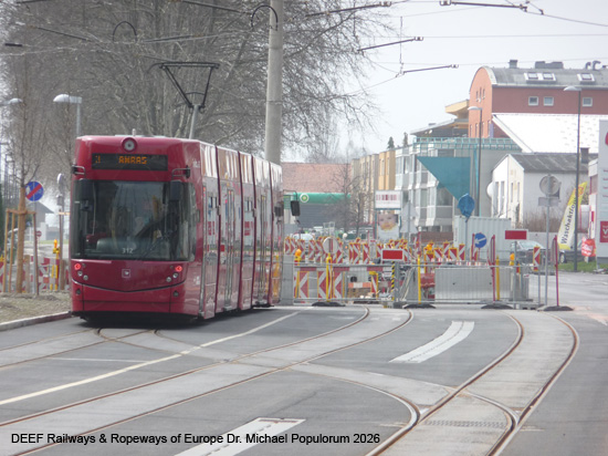 Straßenbahn Innsbruck Tramway Tram Tirol Österreich