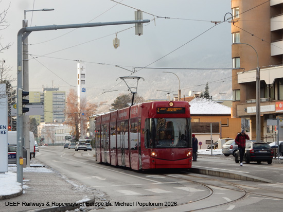 Straßenbahn Innsbruck Tramway Tram Tirol Österreich