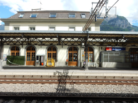 Tonkin Linie Eisenbahn Schweiz Saint-Maurice Saint-Gingolph Évian-les-Bains
