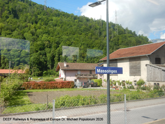 Tonkin Linie Eisenbahn Schweiz Saint-Maurice Saint-Gingolph Évian-les-Bains
