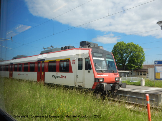 Tonkin Linie Eisenbahn Schweiz Saint-Maurice Saint-Gingolph Évian-les-Bains