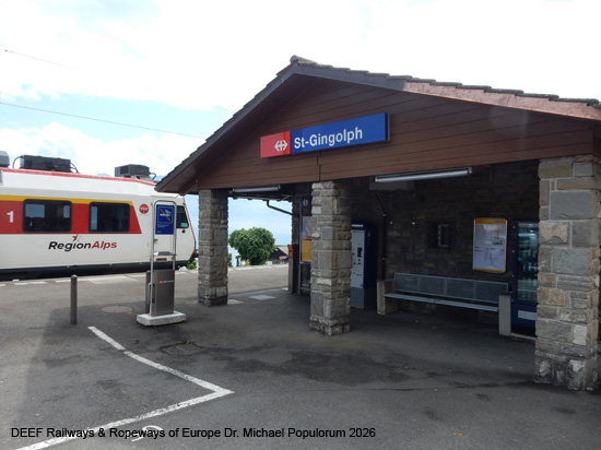 Tonkin Linie Eisenbahn Schweiz Saint-Maurice Saint-Gingolph Évian-les-Bains