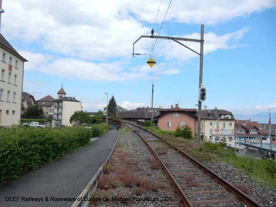 Tonkin Linie Eisenbahn Schweiz Saint-Maurice Saint-Gingolph Évian-les-Bains