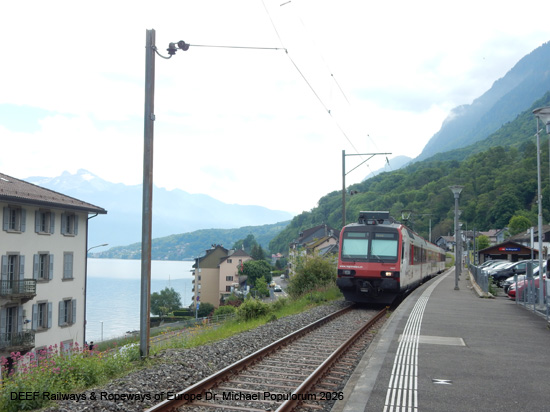 Tonkin Linie Eisenbahn Schweiz Saint-Maurice Saint-Gingolph Évian-les-Bains