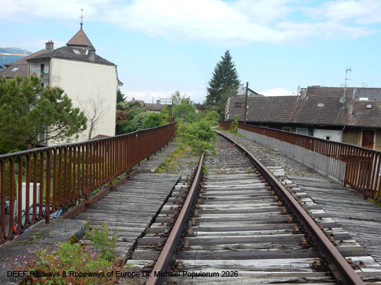 Tonkin Linie Eisenbahn Schweiz Saint-Maurice Saint-Gingolph Évian-les-Bains
