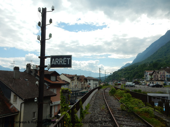 Tonkin Linie Eisenbahn Schweiz Saint-Maurice Saint-Gingolph Évian-les-Bains