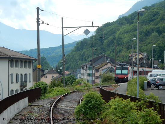 Tonkin Linie Eisenbahn Schweiz Saint-Maurice Saint-Gingolph Évian-les-Bains