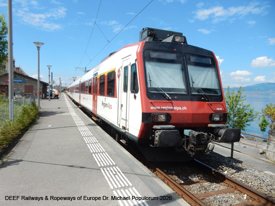 Tonkin Linie Eisenbahn Schweiz Saint-Maurice Saint-Gingolph Évian-les-Bains