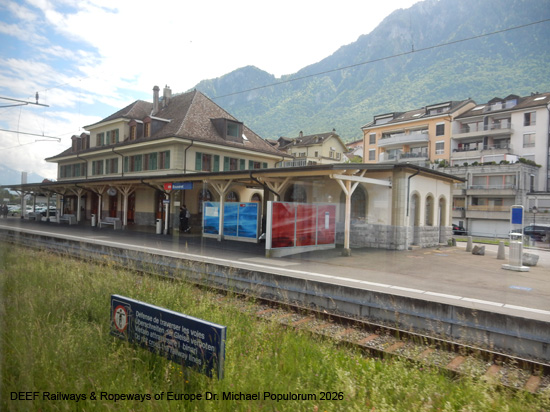 Tonkin Linie Eisenbahn Schweiz Saint-Maurice Saint-Gingolph Évian-les-Bains