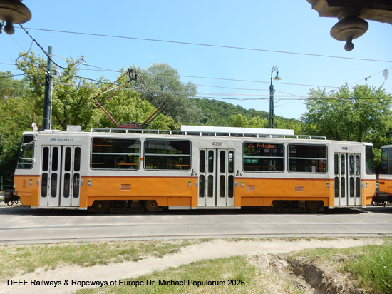 Budapest Tram Straßenbahn Ungarn Tramway