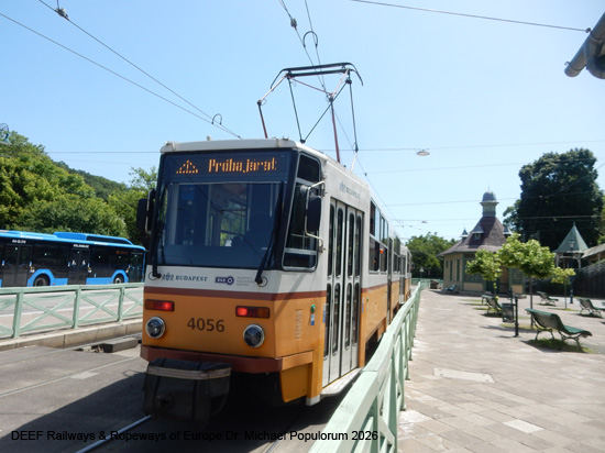 Budapest Tram Straßenbahn Ungarn Tramway