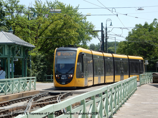 Budapest Tram Straßenbahn Ungarn Tramway
