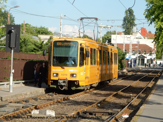Budapest Tram Straßenbahn Ungarn Tramway