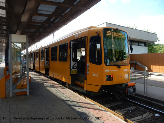 Budapest Tram Straßenbahn Ungarn Tramway