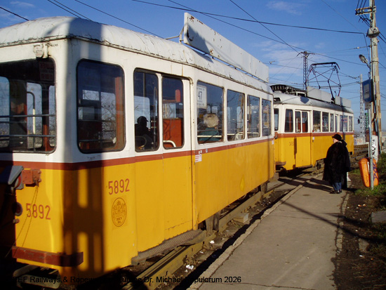 Budapest Tram Straßenbahn Ungarn Tramway