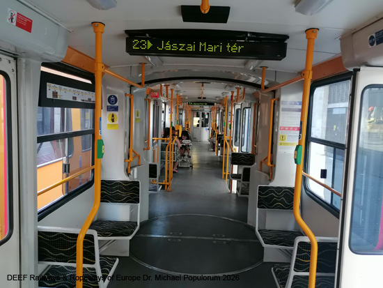Budapest Tram Straßenbahn Ungarn Tramway