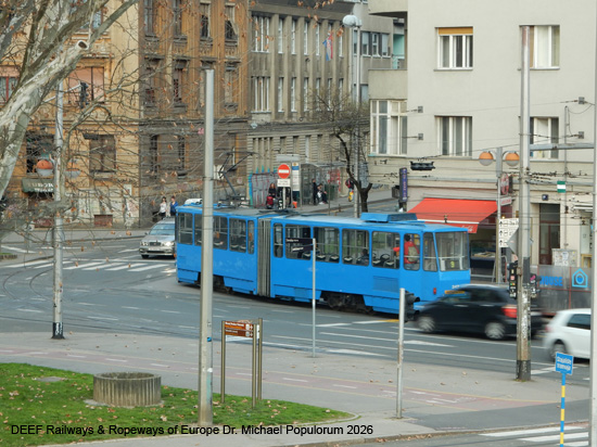 Zagreb Straßenbahn Tramway Tram Kroatien ÖPNV