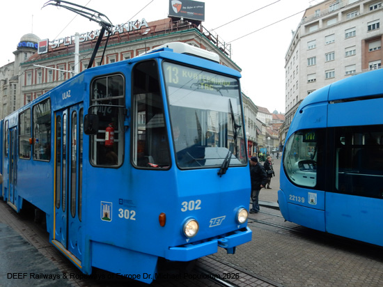 Zagreb Straßenbahn Tramway Tram Kroatien ÖPNV