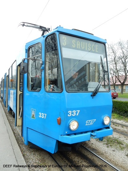 Zagreb Straßenbahn Tramway Tram Kroatien ÖPNV