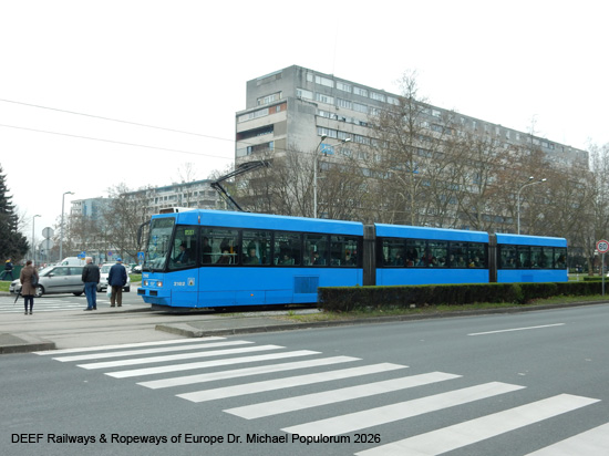 Zagreb Straßenbahn Tramway Tram Kroatien ÖPNV