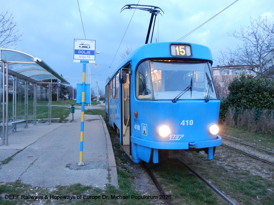 Zagreb Straßenbahn Tramway Tram Kroatien ÖPNV