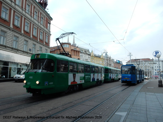 Zagreb Straßenbahn Tramway Tram Kroatien ÖPNV