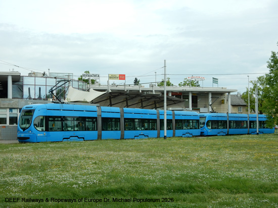 Zagreb Straßenbahn Tramway Tram Kroatien ÖPNV