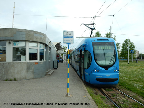 Zagreb Straßenbahn Tramway Tram Kroatien ÖPNV