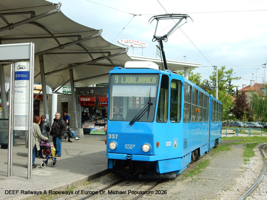 Zagreb Straßenbahn Tramway Tram Kroatien ÖPNV
