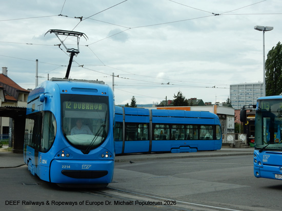 Zagreb Straßenbahn Tramway Tram Kroatien ÖPNV