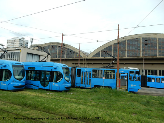 Zagreb Straßenbahn Tramway Tram Kroatien ÖPNV