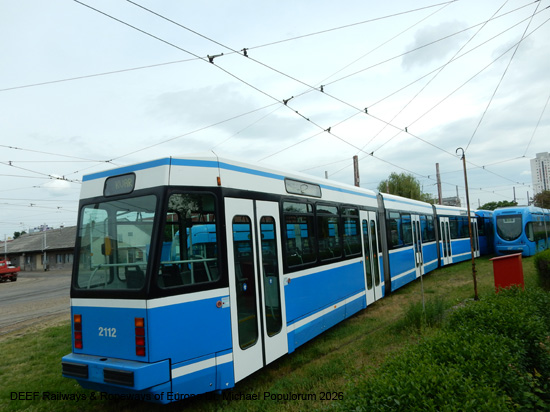 Zagreb Straßenbahn Tramway Tram Kroatien ÖPNV