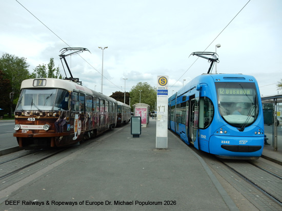 Zagreb Straßenbahn Tramway Tram Kroatien ÖPNV
