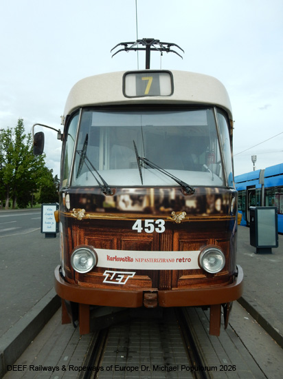 Zagreb Straßenbahn Tramway Tram Kroatien ÖPNV