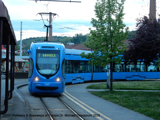 Zagreb Straßenbahn Tramway Tram Kroatien ÖPNV