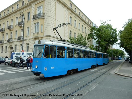 Zagreb Straßenbahn Tramway Tram Kroatien ÖPNV