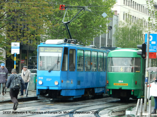 Zagreb Straßenbahn Tramway Tram Kroatien ÖPNV