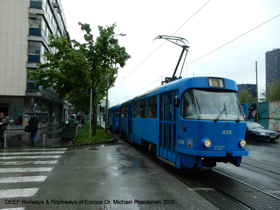 Zagreb Straßenbahn Tramway Tram Kroatien ÖPNV