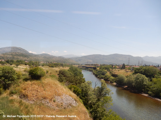 Nikšićer Bahn Podgorica Titograd Nikšić Eisenbahn Montenegro