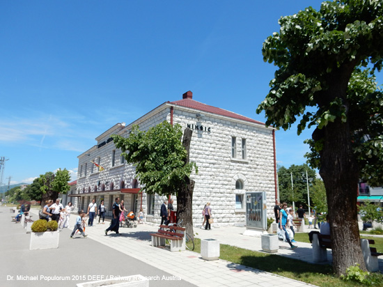 Nikšićer Bahn Podgorica Titograd Nikšić Eisenbahn Montenegro