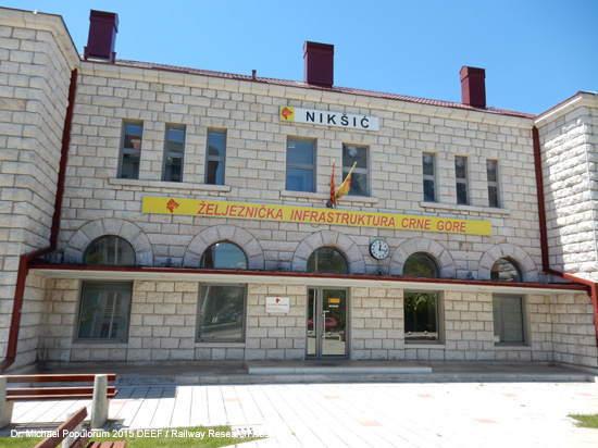 Nikšićer Bahn Podgorica Titograd Nikšić Eisenbahn Montenegro