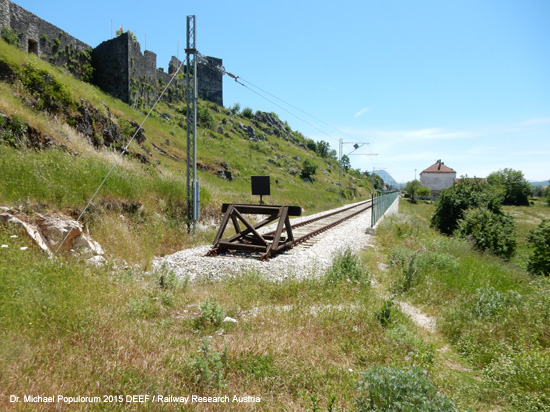 Nikšićer Bahn Podgorica Titograd Nikšić Eisenbahn Montenegro