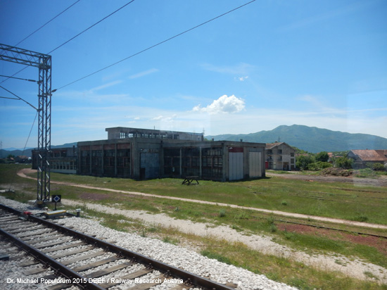 Nikšićer Bahn Podgorica Titograd Nikšić Eisenbahn Montenegro