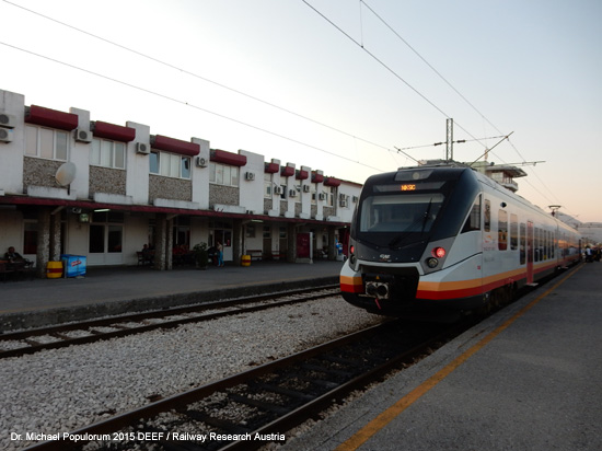 Nikšićer Bahn Podgorica Titograd Nikšić Eisenbahn Montenegro