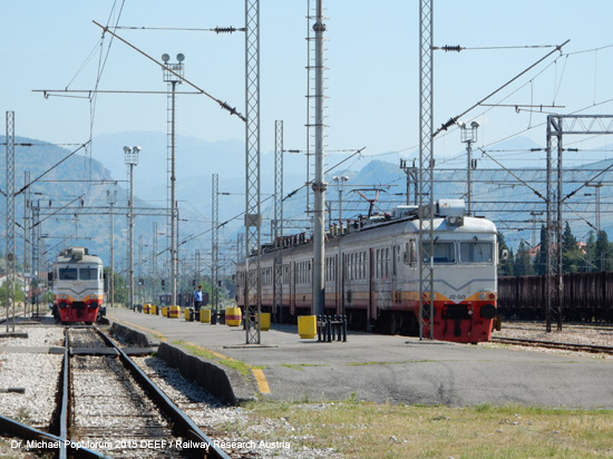 Nikšićer Bahn Podgorica Titograd Nikšić Eisenbahn Montenegro