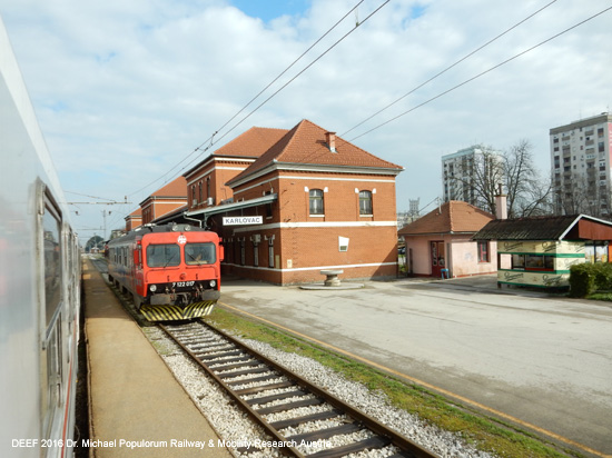 Eisenbahnstrecke Zagreb Karlovac Ogulin Rijeka Eisenbahn Kroatien