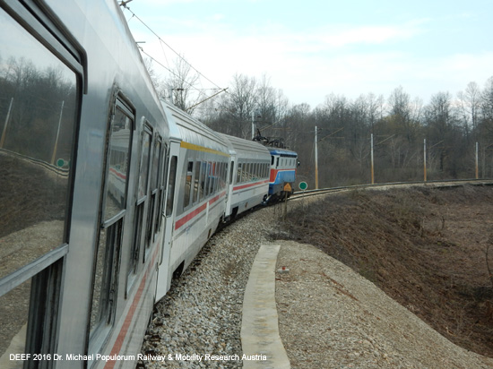 Eisenbahnstrecke Zagreb Karlovac Ogulin Rijeka Eisenbahn Kroatien