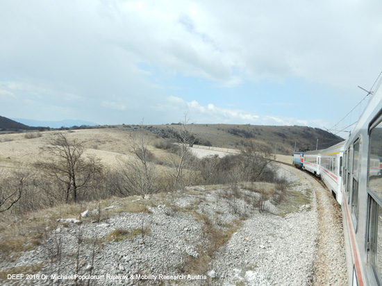 Eisenbahnstrecke Zagreb Karlovac Ogulin Rijeka Eisenbahn Kroatien
